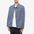 YMC Men's Labour Chore Jacket in Blue