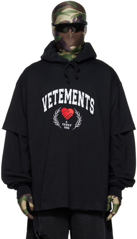 Photo: VETEMENTS Black Solidarity T-Shirt