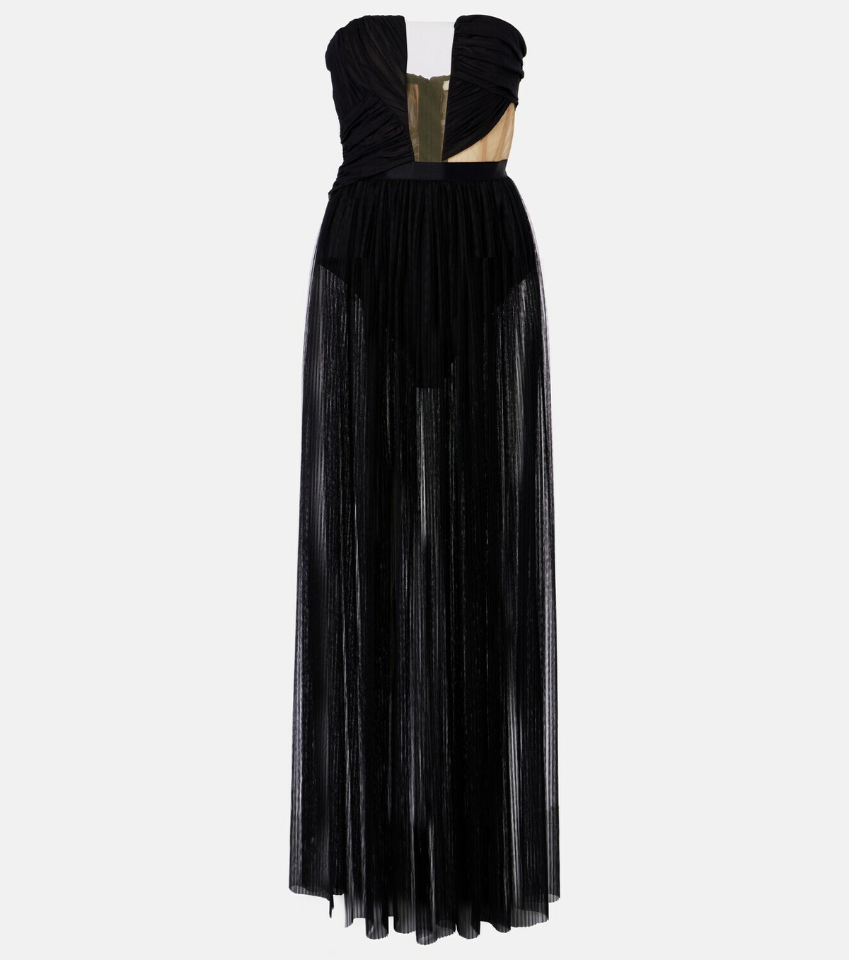 Nensi Dojaka Semi-sheer gown