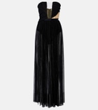 Nensi Dojaka Semi-sheer gown