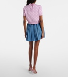 Patou Denim miniskirt