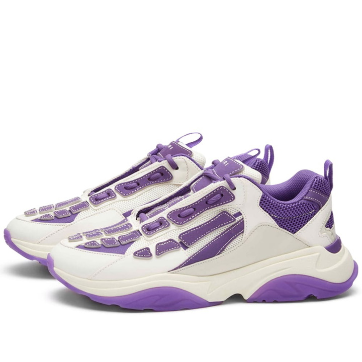 Photo: AMIRI Men's Bone Runner Sneakers in Purple