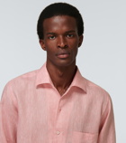 Loro Piana - André Arizona Solaire linen shirt