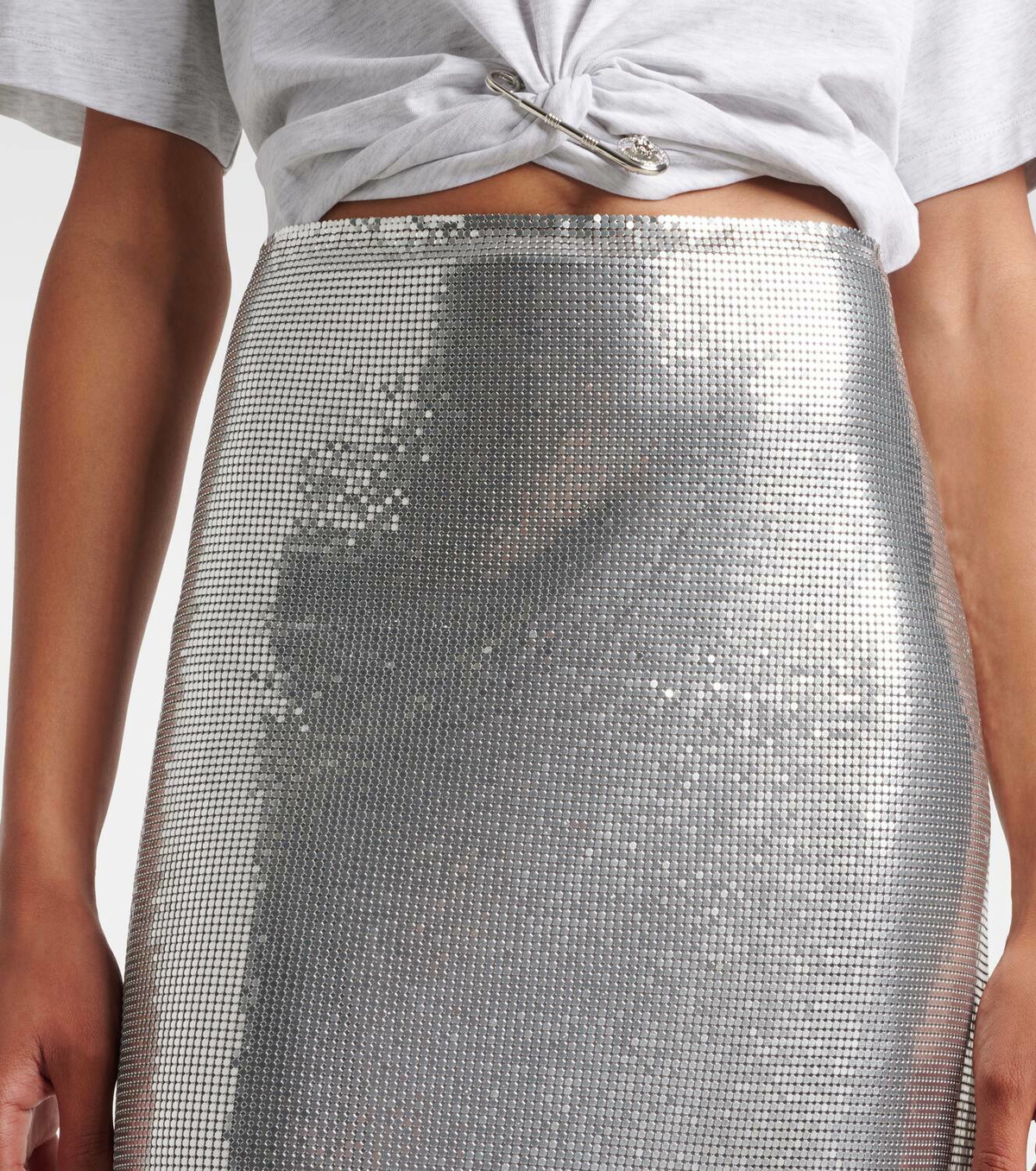 Versace Chainmail pencil skirt Versace