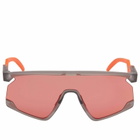 Oakley BXTR Sunglasses in Matte Grey Ink/Prizm Trail Torch 