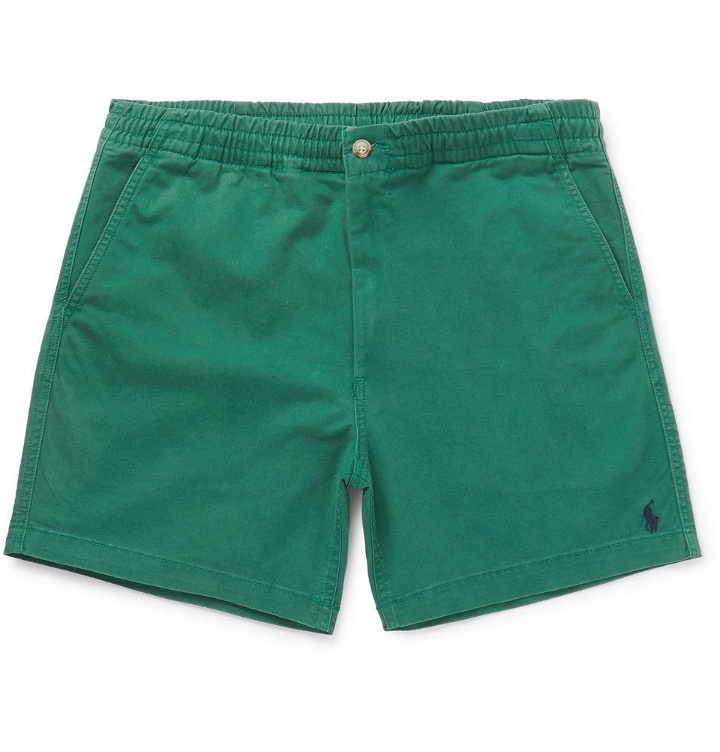 Photo: Polo Ralph Lauren - Cotton-Blend Twill Chino Shorts - Green