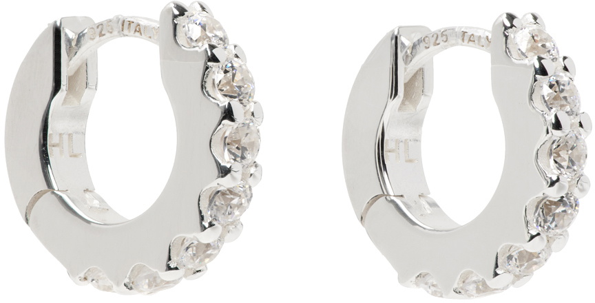 Hatton Labs Silver Eternity Hoop Earrings