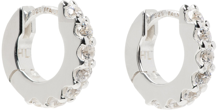 Photo: Hatton Labs Silver Eternity Hoop Earrings