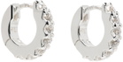 Hatton Labs Silver Eternity Hoop Earrings