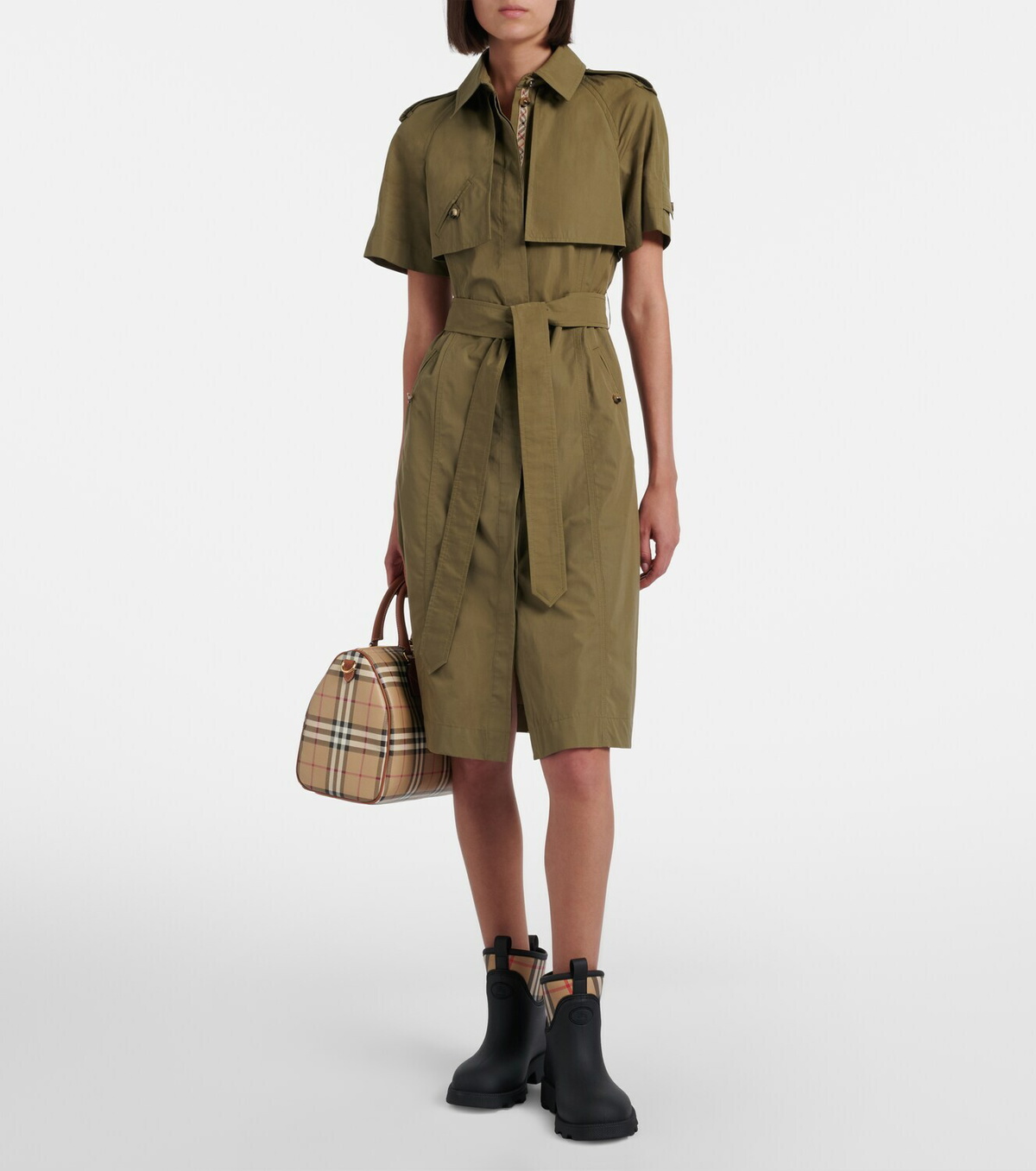 Burberry Marsh Stamp rain boots