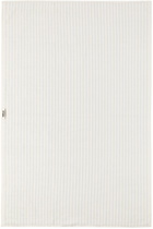 Tekla Off-White Organic Cotton Towel