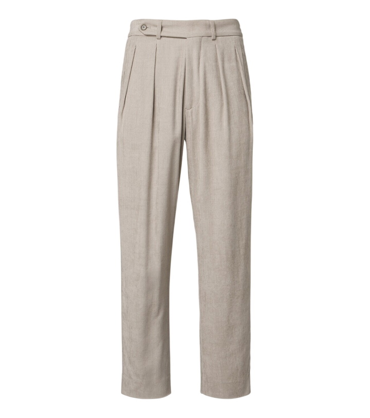Photo: Giorgio Armani Pleated straight pants