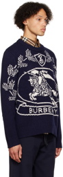 Burberry Navy EKD Sweater