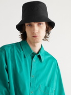 Valentino - Valentino Garavani Logo-Embroidered Cotton-Twill Bucket Hat - Black