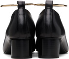 Jil Sander Black Ring Heels