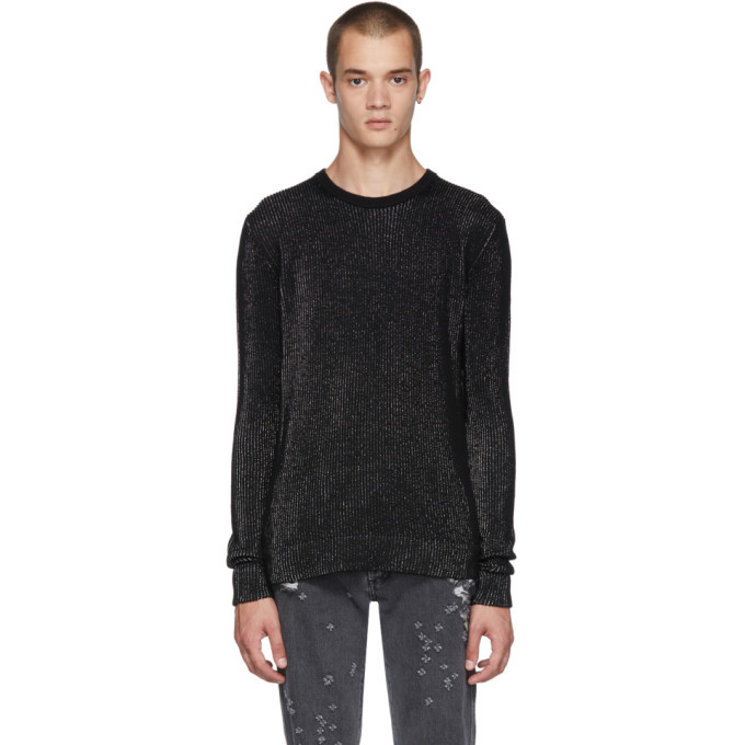 Photo: Balmain Black and Silver Lurex Sweater