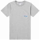 Velva Sheen Men's Logo Pocket T-Shirt in Heather Grey