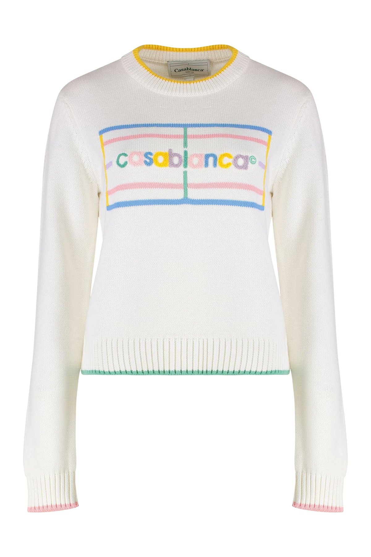 Casablanca Off-White Laurel Olympique Sweater Casablanca