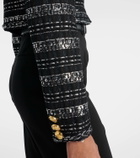 Giambattista Valli Cropped lamé jacket