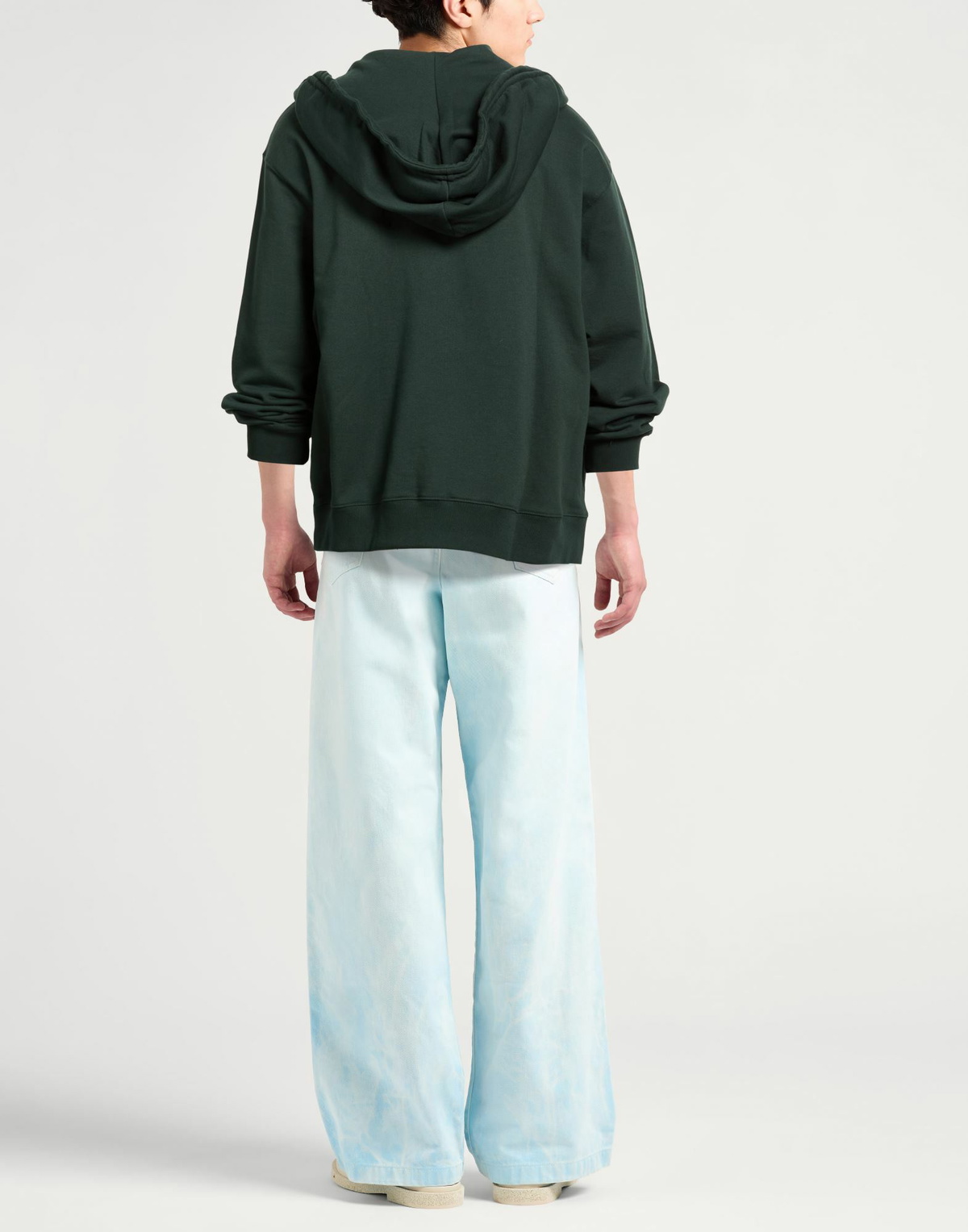 Dries Van Noten Mens Sweatshirt Dark in Green