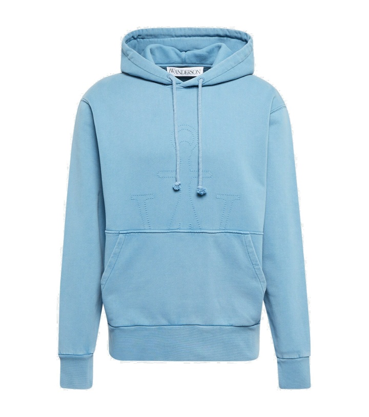 Photo: JW Anderson - Embroidered cotton jersey hoodie