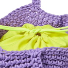 MC2 Saint Barth Rope Violet Crochet Shoulder Bag
