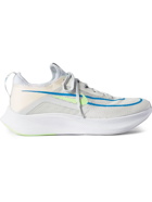 Nike Running - Zoom Fly 4 Mesh and Flyknit Running Sneakers - White