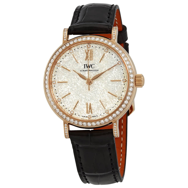 Photo: IWC Portofino Automatic 18kt Rose Gold Diamond Ladies Watch IW357406