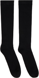Rick Owens Drkshdw Black 'Urinal' Socks