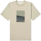 Norse Projects Men's Johannes Organic Waves Print T-shirt in Sand
