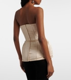 Magda Butrym Silk satin corset