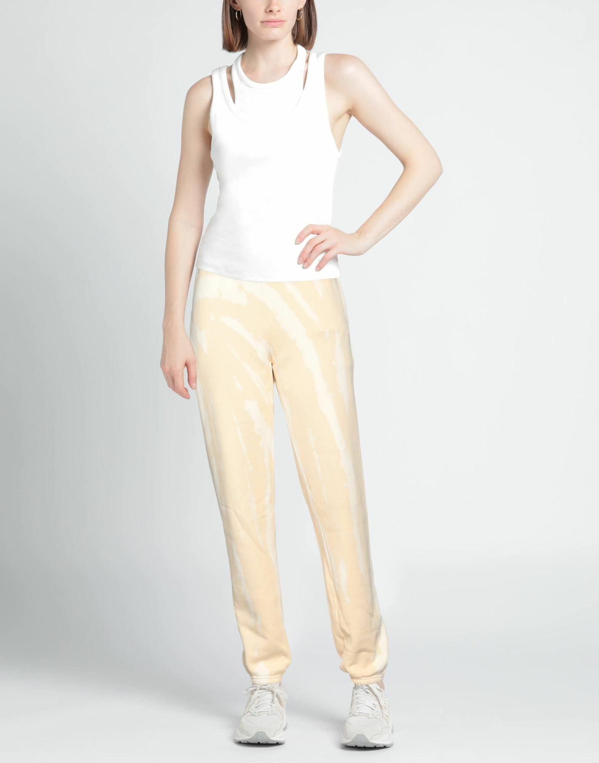 Les Tien Womens Pants Pastel in Yellow