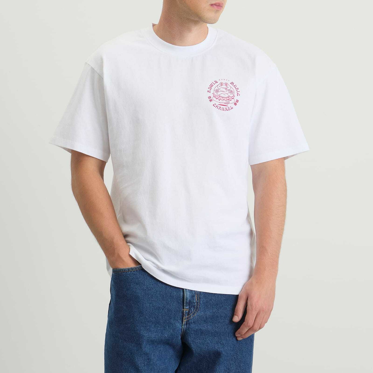 Edwin Men's Music Channel T-Shirt in White