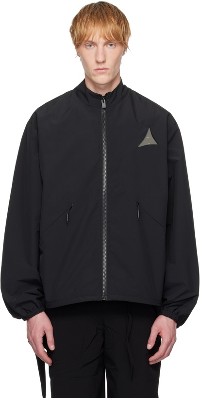 Photo: HELIOT EMIL Black Surtsey Windbreaker Jacket