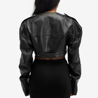 Rick Owens Women's Biker Leather Jacket in Black