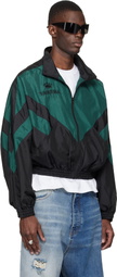 VAQUERA Black & Green Windbreaker Jacket