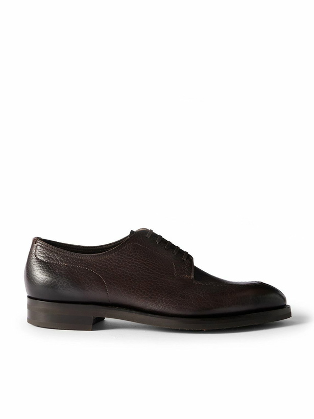 Photo: Edward Green - Dover Leather Derby Shoes - Brown
