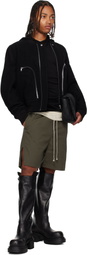 Rick Owens Black Concordians Big Pillow Griffin Bag