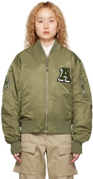 Axel Arigato Khaki Annex Reversible Bomber Jacket