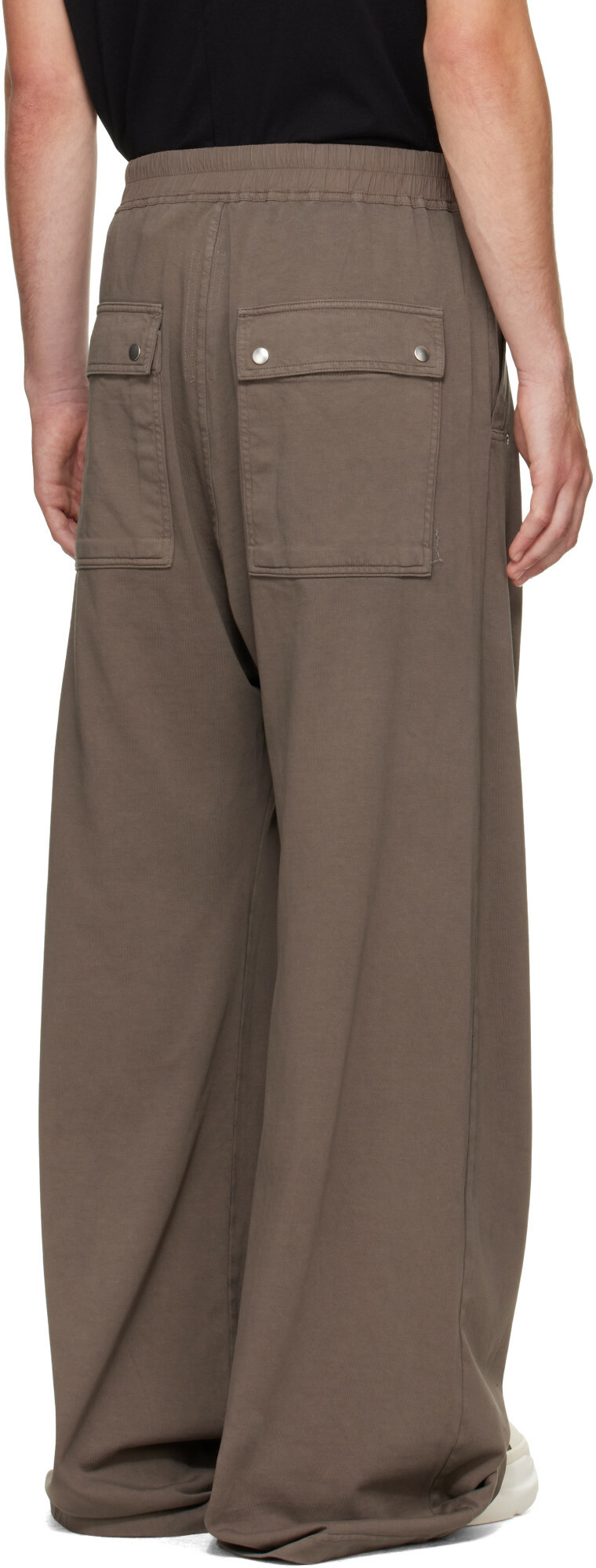 Rick Owens DRKSHDW Brown Tower Geth Belas Sweatpants