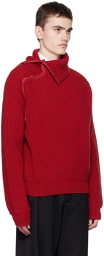 Jacquemus Red Le Chouchou 'La Maille Vega' Sweater