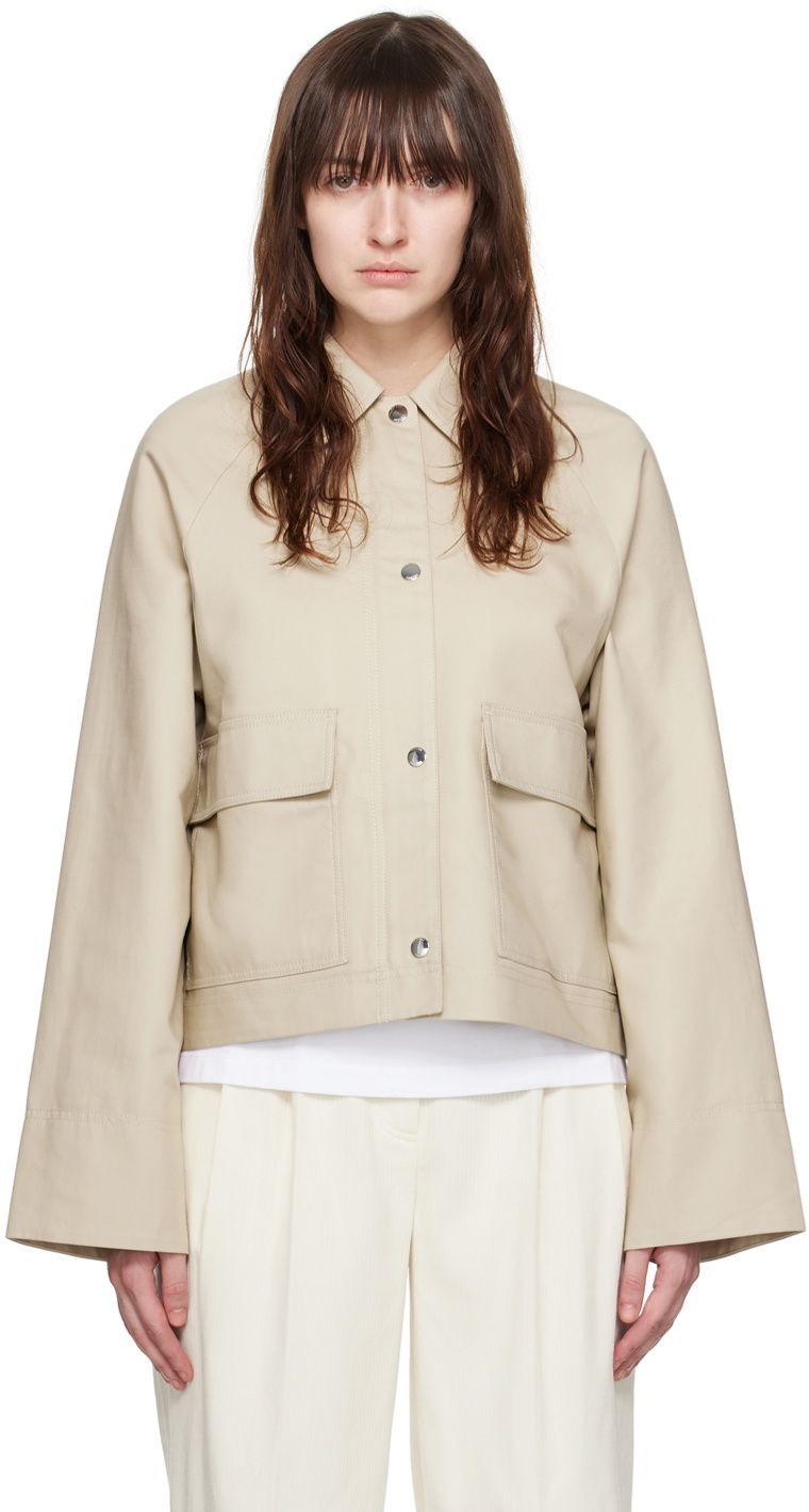 ジャケット Toteme Jackets Beige TOTEME Beige Cropped Jacket Toteme