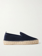 MORJAS - The Espadrille Suede Espadrilles - Blue