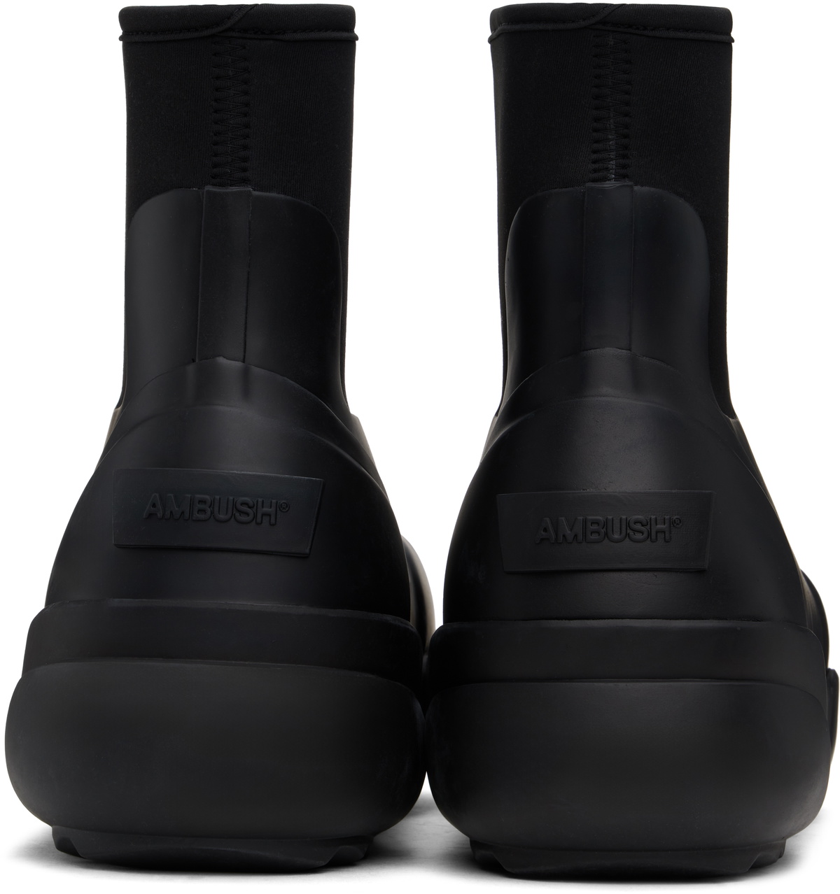 AMBUSH Black Rubber Boots Ambush
