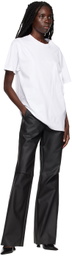 GAUCHERE Black Coated Trousers