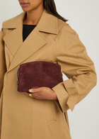 Victoria Beckham Victoria Suede Crossbody bag - Dark Brown - One Size