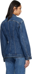 AGOLDE Navy Myra Denim Jacket