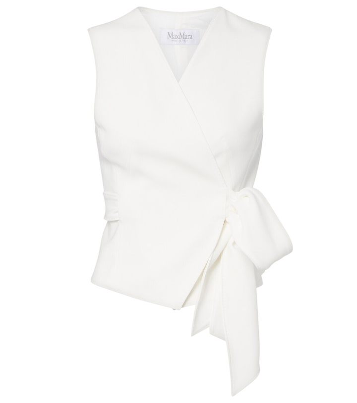 Photo: Max Mara Draped cady vest