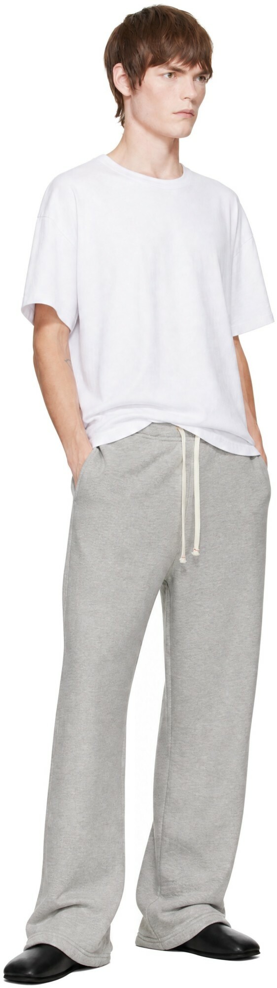 Les Tien Gray Heavyweight Classic Sweatpants