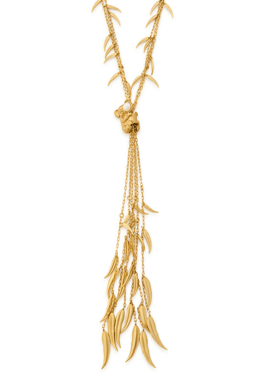 Zimmermann Mira Lariat 16kt Gold-plated Necklace - One Size